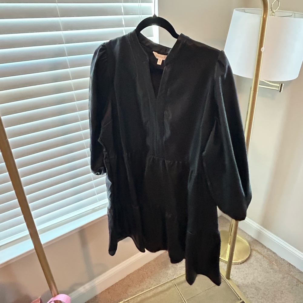 Black Leather Dress